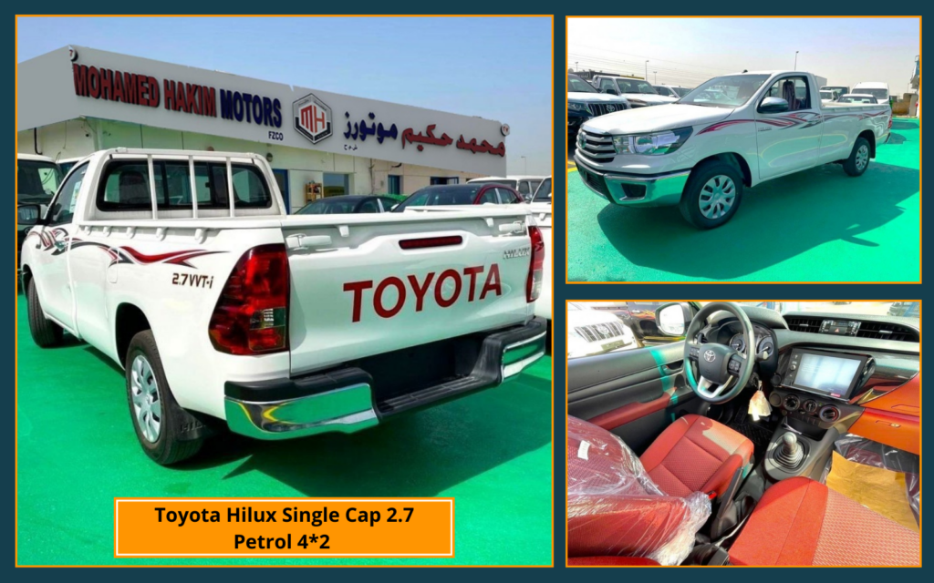 Toyota Single cap Petrol 4*2 at mohamed Hakim Motors 